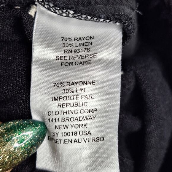 Elie Tahari Embroidered Shorts Women XL Linen Blend Boho Resort Pull On Vacation - Picture 4 of 10